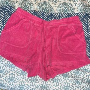 Hot Pink Old Navy Terrycloth Shorts